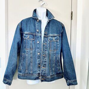 VINTAGE MENS WRANGLER JEAN DENIM JACKET SIZE L